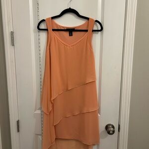 White House Black Market Coral Blouse